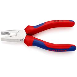 Knipex Kombizange mit Mehrkomponenten-Hüllen verchromt 160 mm (SB-Karte/Blister) Nr. 03 05 160 SB