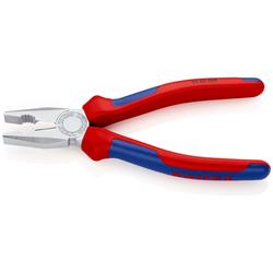 Knipex Kombizange mit Mehrkomponenten-Hüllen verchromt 200 mm Nr. 03 05 200