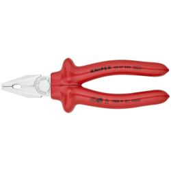 Knipex Kombizange tauchisoliert, VDE-geprüft verchromt 200 mm Nr. 03 07 200