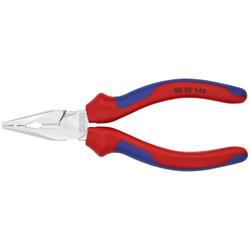 Knipex Spitz-Kombizange mit Mehrkomponenten-Hüllen verchromt 145 mm Nr. 08 25 145