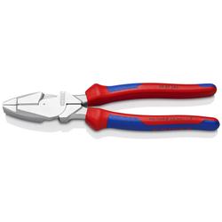 Knipex Kraft-Kombizange Lineman's Pliers amerikanisches Modell mit Mehrkomponenten-Hüllen verchromt 240 mm Nr. 09 05 240