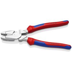 Knipex Kraft-Kombizange Lineman\u0027s Pliers amerikanisches Modell mit Mehrkomponenten-Hüllen verchromt 240 mm Nr. 09 05 240