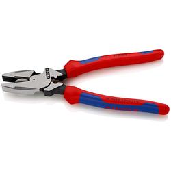 Knipex Kraft-Kombizange Lineman\u0027s Pliers amerikanisches Modell mit Mehrkomponenten-Hüllen schwarz atramentiert 240 mm Nr. 09 12 240