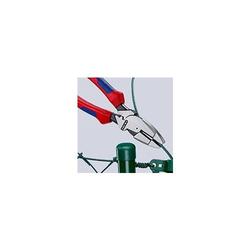Knipex Kraft-Kombizange Lineman\u0027s Pliers amerikanisches Modell mit Mehrkomponenten-Hüllen schwarz atramentiert 240 mm Nr. 09 12 240