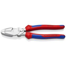 Knipex Kraft-Kombizange Lineman's Pliers amerikanisches Modell mit Mehrkomponenten-Hüllen verchromt 240 mm Nr. 09 15 240