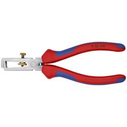 Knipex Abisolierzange mit Öffnungsfeder, universal mit Mehrkomponenten-Hüllen verchromt 160 mm Nr. 11 05 160