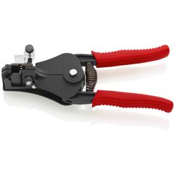 Knipex Abisolierzange mit Formmessern mit Kunststoff-Griffhüllen schwarz lackiert 180 mm Nr. 12 11 180 EAN