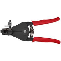 Knipex Abisolierzange mit Formmessern mit Kunststoff-Griffhüllen schwarz lackiert 180 mm Nr. 12 11 180 EAN
