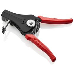 Knipex Abisolierzange mit Formmessern mit Kunststoff-Griffhüllen schwarz lackiert 180 mm Nr. 12 11 180