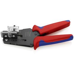 Knipex Präzisions-Abisolierzange mit Formmessern mit Mehrkomponenten-Hüllen brüniert 195 mm Nr. 12 12 10