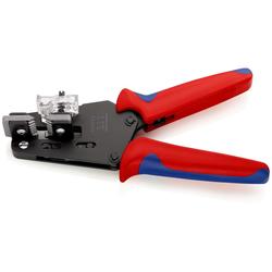 Knipex Präzisions-Abisolierzange mit Formmessern mit Mehrkomponenten-Hüllen brüniert 195 mm Nr. 12 12 13