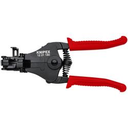 Knipex Abisolierzange mit Formmessern mit Kunststoff-Griffhüllen schwarz lackiert 180 mm Nr. 12 21 180 EAN