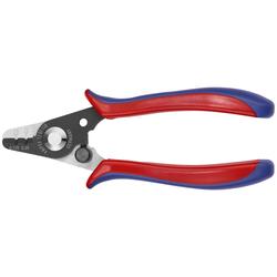 Knipex Abisolierzange für Glasfaserkabel mit Kunststoff-Griffhüllen brüniert 130 mm Nr. 12 82 130 SB