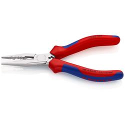 Knipex Verdrahtungszange mit Mehrkomponenten-Hüllen verchromt 160 mm Nr. 13 05 160