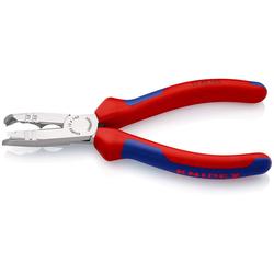 Knipex Abmantelungszange mit Mehrkomponenten-Hüllen schwarz atramentiert 165 mm Nr. 13 42 165