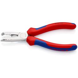 Knipex Abmantelungszange mit Mehrkomponenten-Hüllen verchromt 165 mm Nr. 13 45 165