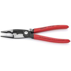 Knipex Elektro-Installationszange mit Kunststoff überzogen schwarz atramentiert 200 mm (SB-Karte/Blister) Nr. 13 91 200 SB