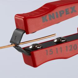 Knipex Lackabzieh-Pinzette Geriffelt 125 mm Nr. 15 11 120