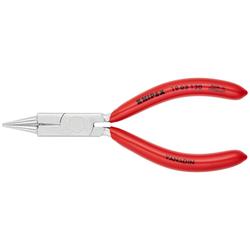 Knipex Rundzange mit Schneide (Schmuckbiegezange) mit Kunststoff überzogen verchromt 130 mm Nr. 19 03 130