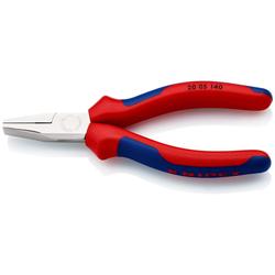 Knipex Flachzange mit Mehrkomponenten-Hüllen verchromt 140 mm Nr. 20 05 140