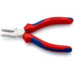 Knipex Flachzange mit Mehrkomponenten-Hüllen verchromt 140 mm Nr. 20 05 140