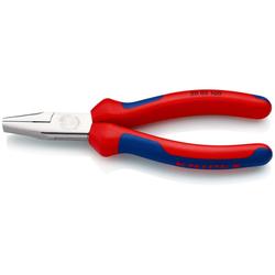 Knipex Flachzange mit Mehrkomponenten-Hüllen verchromt 160 mm Nr. 20 05 160