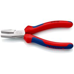 Knipex Flachzange mit Mehrkomponenten-Hüllen verchromt 160 mm Nr. 20 05 160