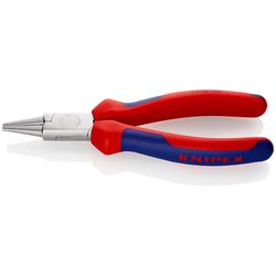Knipex Rundzange mit Mehrkomponenten-Hüllen verchromt 160 mm Nr. 22 05 160
