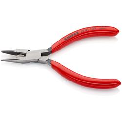 Knipex Flachrundzange mit Schneide (Radiozange) mit Kunststoff überzogen schwarz atramentiert 125 mm Nr. 25 01 125