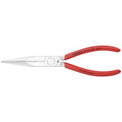 Knipex Flachrundzange mit Schneide (Storchschnabelzange) mit Kunststoff überzogen verchromt 200 mm Nr. 26 13 200