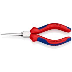 Knipex Greifzange (Nadelzange) mit Mehrkomponenten-Hüllen verchromt 160 mm Nr. 31 15 160