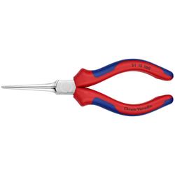 Knipex Greifzange (Nadelzange) mit Mehrkomponenten-Hüllen verchromt 160 mm Nr. 31 15 160