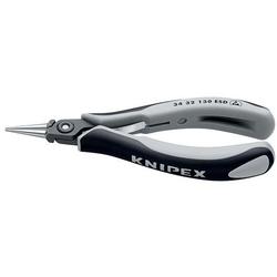 Knipex Präzisions-Elektronik-Greifzange ESD mit Mehrkomponenten-Hüllen brüniert 135 mm Nr. 34 32 130 ESD