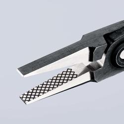 Knipex Präzisions-Elektronik-Greifzange mit Mehrkomponenten-Hüllen brüniert 130 mm Nr. 34 42 130