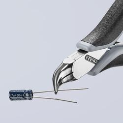 Knipex Elektronik-Greifzange ESD mit Mehrkomponenten-Hüllen 115 mm Nr. 35 42 115 ESD