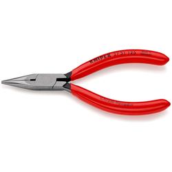 Knipex Greifzange für Feinmechanik mit Kunststoff überzogen schwarz atramentiert 125 mm (SB-Karte/Blister) Nr. 37 31 125 SB