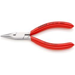 Knipex Greifzange für Feinmechanik mit Kunststoff überzogen verchromt 125 mm Nr. 37 33 125