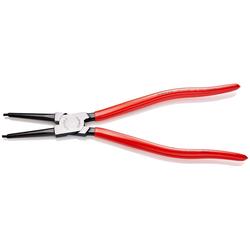 Knipex Sicherungsringzange für Innenringe in Bohrungen mit Kunststoff überzogen schwarz atramentiert 320 mm (SB-Karte/Blister) Nr. 44 11 J4 SB