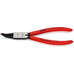 Knipex Sicherungsringzange für Innenringe in Bohrungen 45° gewinkelt mit Kunststoff überzogen schwarz atramentiert 180 mm Nr. 44 31 J22