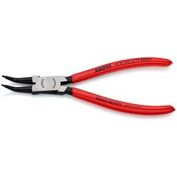 Knipex Sicherungsringzange für Innenringe in Bohrungen 45° gewinkelt mit Kunststoff überzogen schwarz atramentiert 180 mm Nr. 44 31 J22