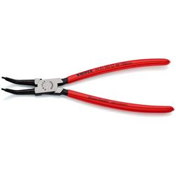 Knipex Sicherungsringzange für Innenringe in Bohrungen 45° gewinkelt mit Kunststoff überzogen schwarz atramentiert 225 mm Nr. 44 31 J32