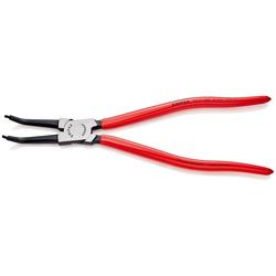Knipex Sicherungsringzange für Innenringe in Bohrungen 45° gewinkelt mit Kunststoff überzogen schwarz atramentiert 310 mm Nr. 44 31 J42