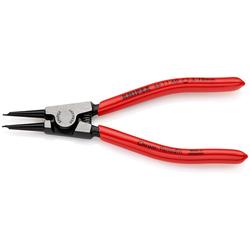 Knipex Sicherungsringzange für Außenringe auf Wellen mit Kunststoff überzogen schwarz atramentiert 140 mm Nr. 46 11 A0