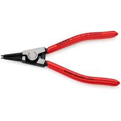 Knipex Sicherungsringzange für Außenringe auf Wellen mit Kunststoff überzogen schwarz atramentiert 140 mm (SB-Karte/Blister) Nr. 46 11 A1 SB