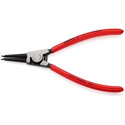 Knipex Sicherungsringzange für Außenringe auf Wellen mit Kunststoff überzogen schwarz atramentiert 180 mm (SB-Karte/Blister) Nr. 46 11 A2 SB