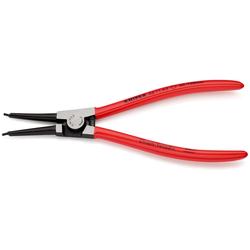 Knipex Sicherungsringzange für Außenringe auf Wellen mit Kunststoff überzogen schwarz atramentiert 210 mm (SB-Karte/Blister) Nr. 46 11 A3 SB