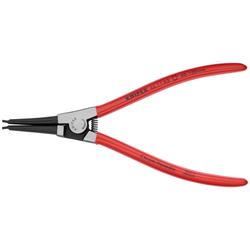 Knipex Sicherungsringzange für Außenringe auf Wellen mit Kunststoff überzogen schwarz atramentiert 210 mm (SB-Karte/Blister) Nr. 46 11 A3 SB