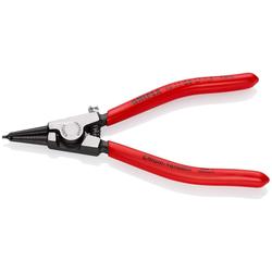 Knipex Sicherungsringzange für Greifringe auf Wellen mit Kunststoff überzogen schwarz atramentiert 140 mm Nr. 46 11 G0