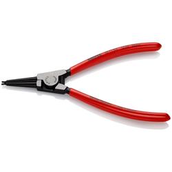 Knipex Sicherungsringzange für Greifringe auf Wellen mit Kunststoff überzogen schwarz atramentiert 180 mm Nr. 46 11 G4