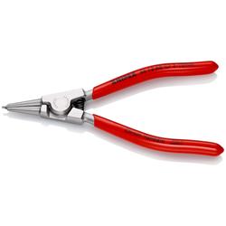 Knipex Sicherungsringzange für Außenringe auf Wellen mit Kunststoff überzogen verchromt 140 mm Nr. 46 13 A0